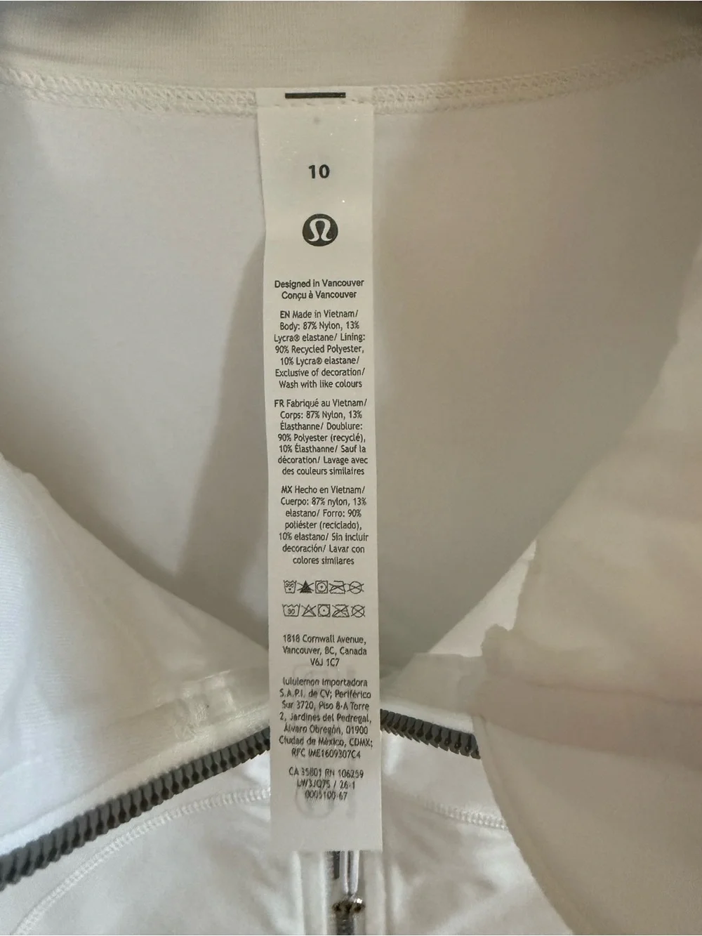 NWT Lululemon Define Luon Track Jacket Sz 10